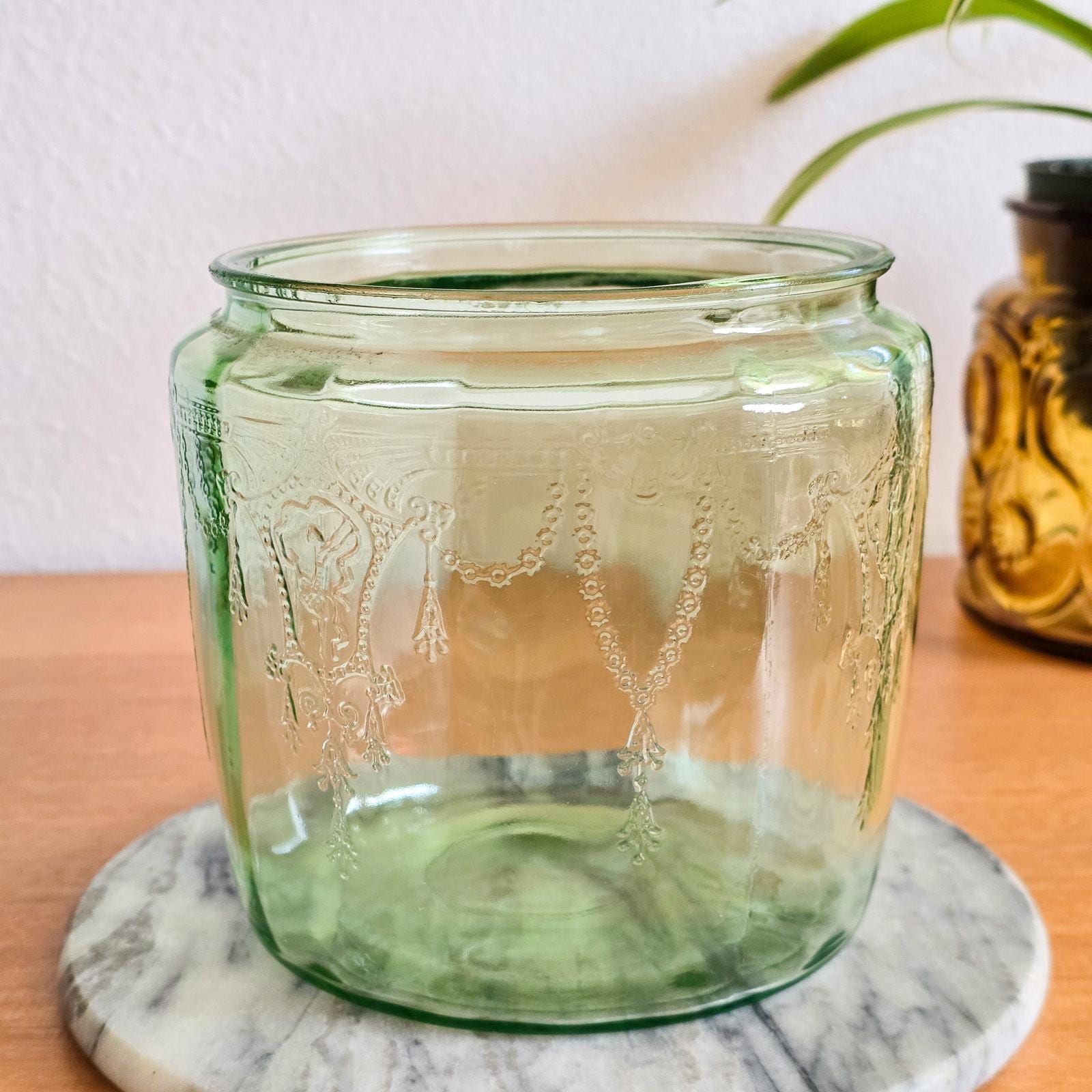 Glass cookie jar - Etsy 日本