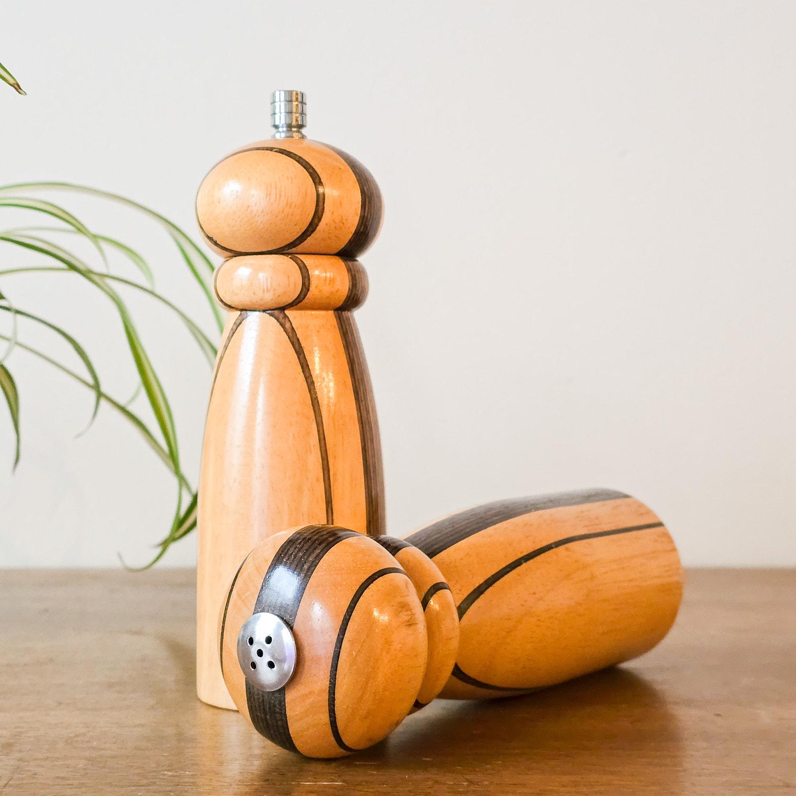 Vintage Danish Salt & Pepper - Etsy