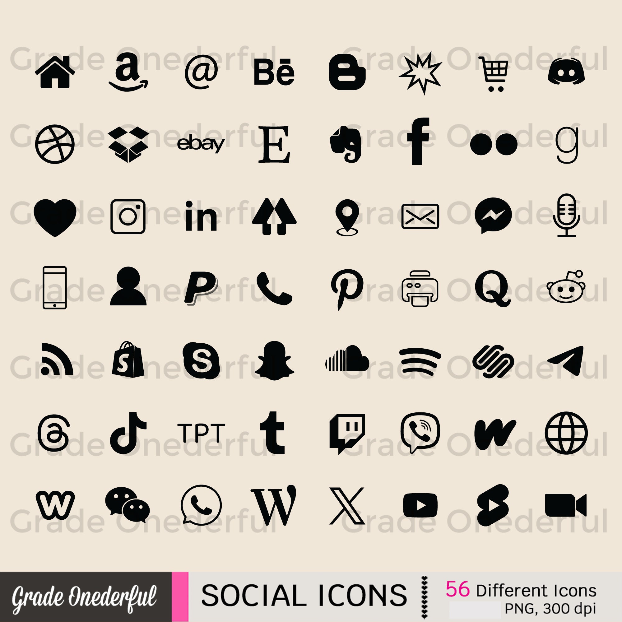 Rose Gold Social Media Icons, Social Media Buttons, Blog Icons, Website  Branding Blog Buttons Snapchat Instagram Paypal  Whatsapp -  Denmark