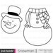 Snowman Paper Bag Puppet Template, Printable Puppets for Kids, Winter ...