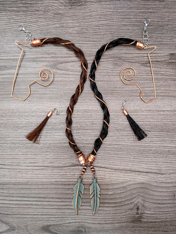 Custom Horse Hair Ornament, pendant, ornament memorial keepsake