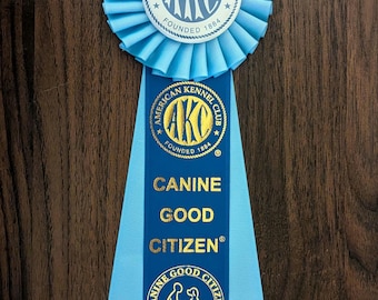 CGC: Canine Good Citizen rosette STAR Puppy