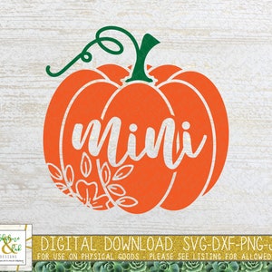 Mini Pumpkin SVG | Floral Pumpkin SVG | Mini Svg | Pumpkin Flower Svg | Pumpkin Svg | Baby Pumpkin SVG | Mama Pumpkin Svg Also Available