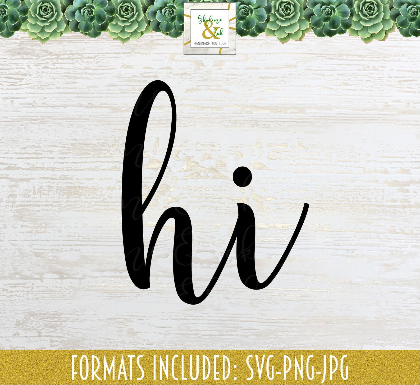 Hi SVG | Hi Cursive SVG | Hi Script SVG | Hi Svg Cut File | Hi Cut File ...