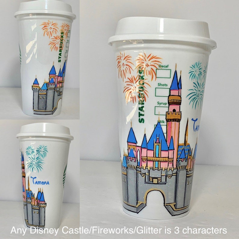 Hand Drawn Starbucks Reusable Cups Your choice of character s image 3