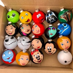 Hand Painted Ornament : Your choice of characters image 3