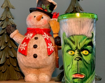 Hand Painted Glitter Tumblers