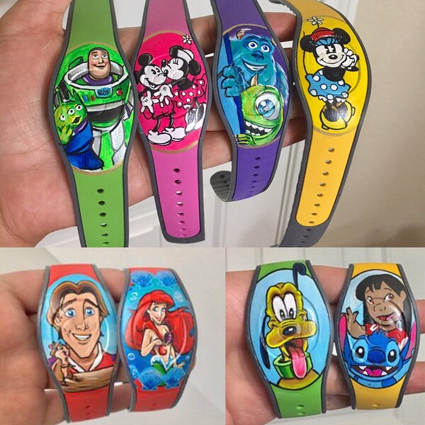 1 Hand Painted Magic Band: Your character of choice