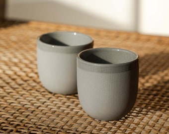 Ceramic Espresso Cup Pottery Espresso Cups Gray Espresso Cup Handmade Cup Handmade Ceramics Porcelain Espresso Cup Coffee Lover Gift