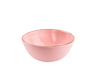 Handmade Ceramic Bowl Porcelain Soup Bowl Pink Bowl Cozy Cereal Bowl Handmade Dinnerware Berry Bowl Rice Bowl Dinnerware Ceramic Dish