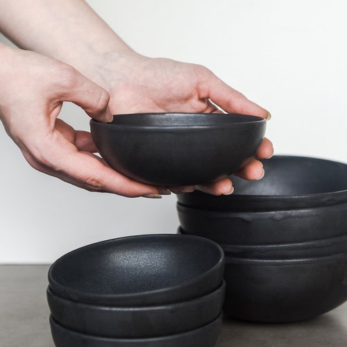 Ash Wood Tableware Cheap Black Serving Dishes Individual Etsy