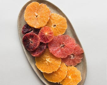 Handgemachte Keramik Servierplatte aus Steingut