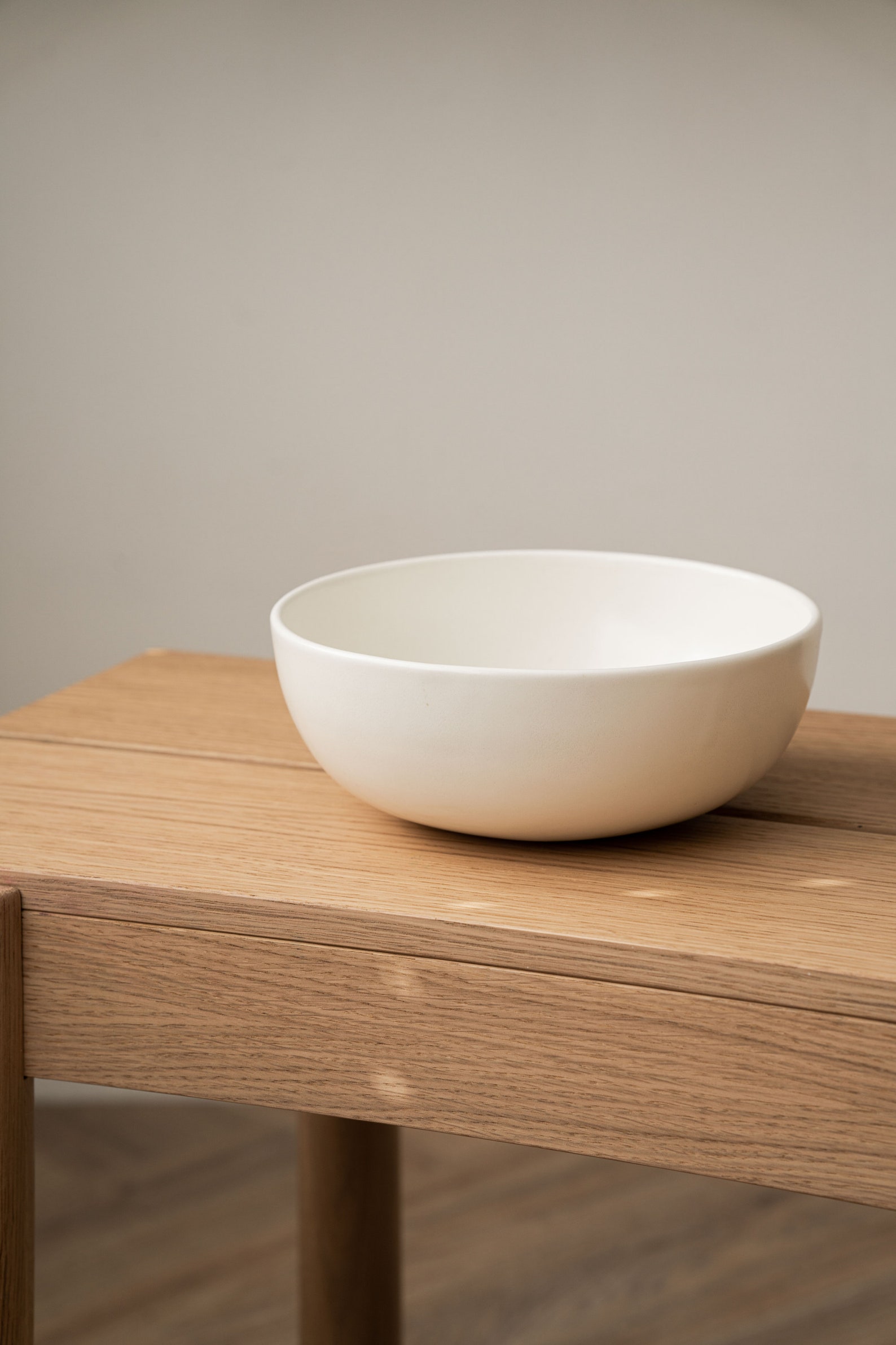 Ceramic Salad Serving Bowl Handmade Ceramics White Matte Etsy