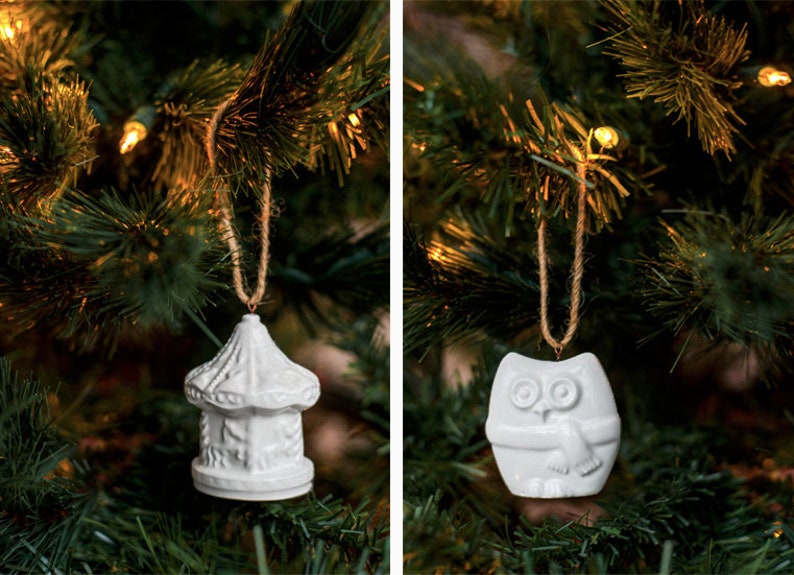 Weihnachtsschmuck Porzellan Weihnachtsschmuck Urlaub Dekor Keramik Weihnachtsbaum Ornament Erste Weihnachtsverzierung Weihnachtsgeschenk Bild 7