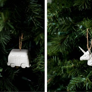 Christmas Ornaments Porcelain Christmas Decorations Holiday Decor Ceramic Christmas Tree Ornament First Christmas Ornament Christmas Gift image 8