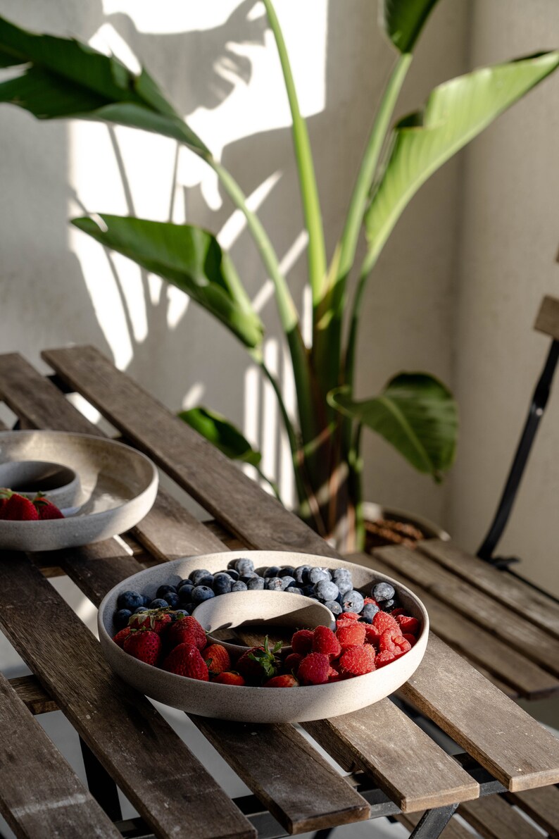 Handmade Stoneware Serving Dish - Large