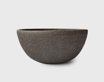 Handmade Stoneware Mini Bowl: Pumpernickel Ceramic Dinnerware