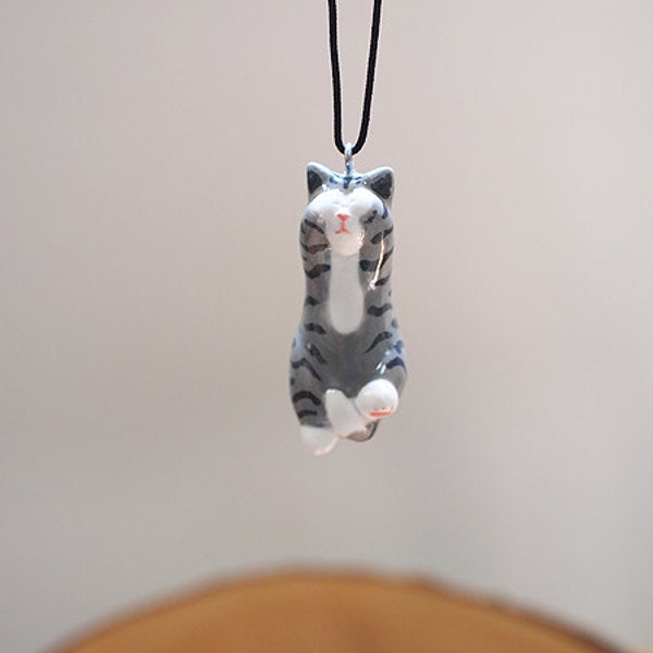 Kitten Ceramic Necklace