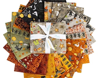 Fat Quarter Bundle - Spooky Teresa Kogut Riley Blake 24 FQs (FQ-17570-24)