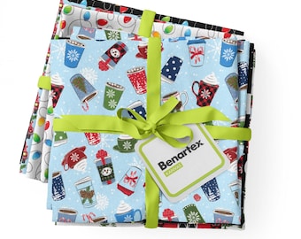 Fat Quarter Bundle - Country Christmas Kanvas/Benartex 20 FQs (FQCTCPK)