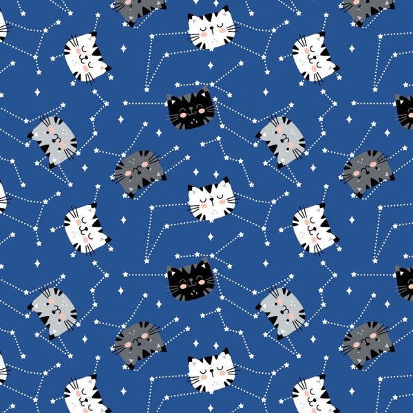 Cat Fabric Etsy