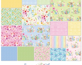 Fat Quarter Bundle - Spring Cheer Heatherlee Chan Clothworks 16 FQs