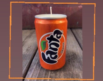 Fanta Soda- Orange Fanta Soda | Mini Can Candle (10oz)
