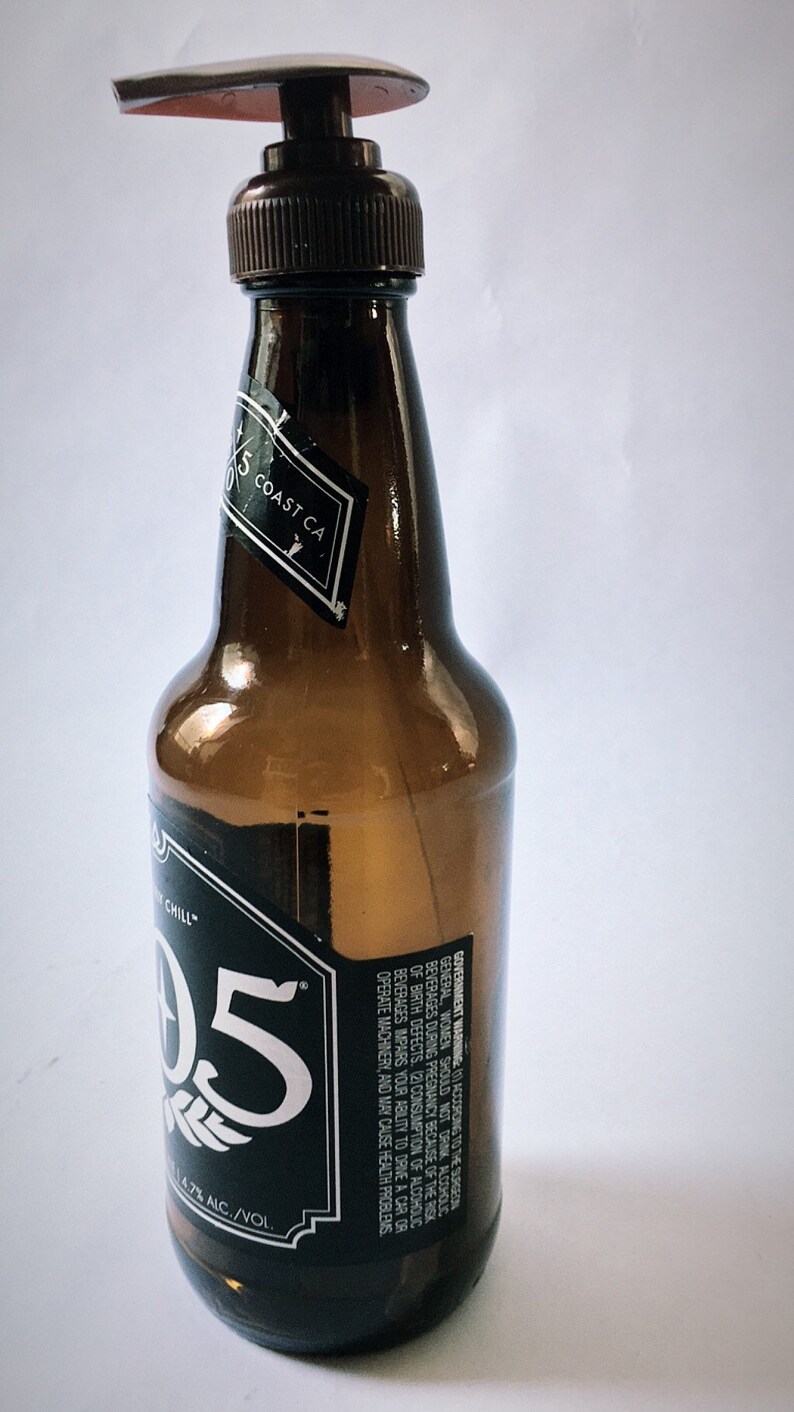 805 Beer Firestone Brewery Beer Bottle Soap Dispenser 12 oz Etsy