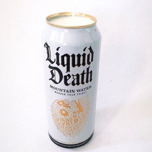 Liquid Death Mountain Water Sparkling & Still Water Can Candle 16oz image 10