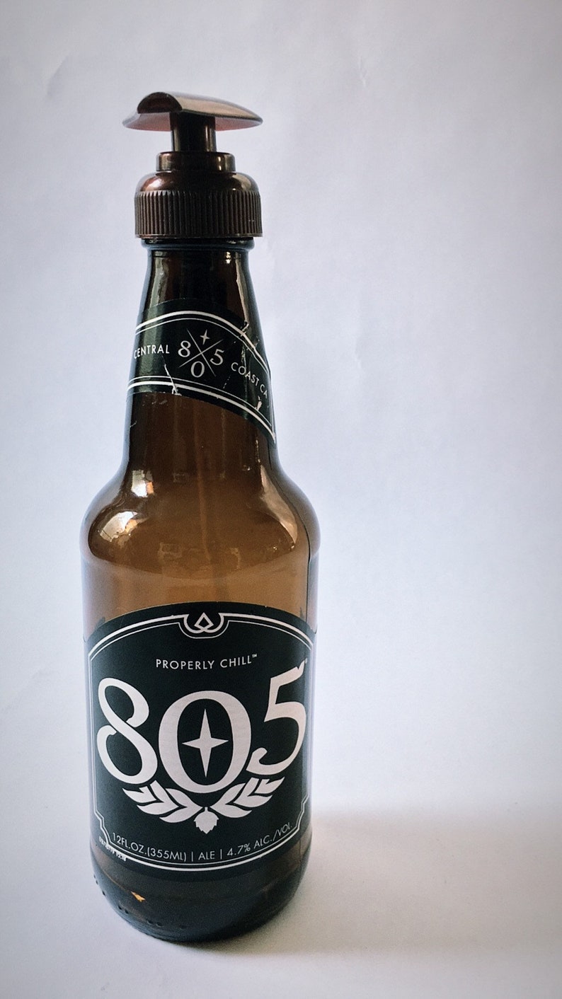 805 Beer Firestone Brewery Beer Bottle Soap Dispenser 12 oz Etsy