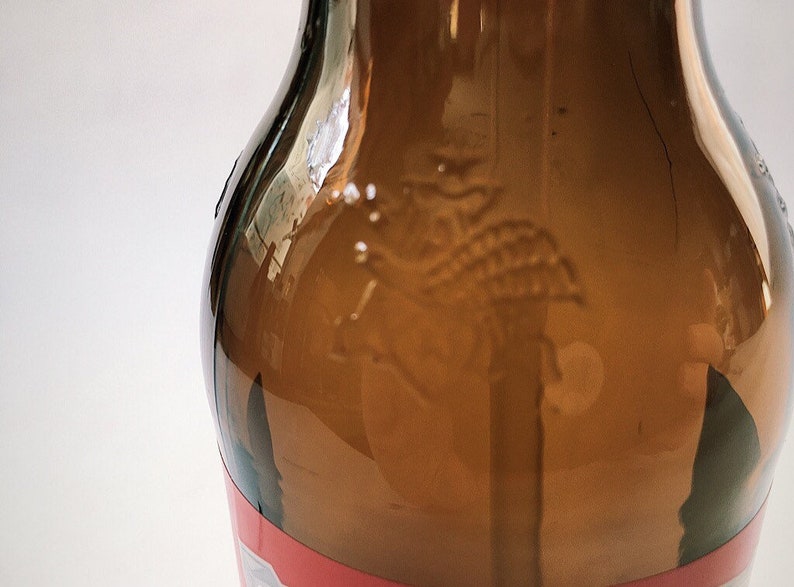 Budweiser Beer Bottle Soap Dispenser 12 Oz Bottle Etsy