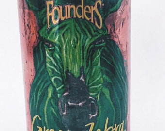 Beer CANdles: Founders Brewing, Green Zebra (12 oz can)
