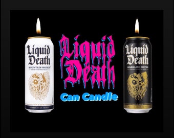 Liquid Death Mountain Water - Sparkling & Still Water | Can Candle (16oz)