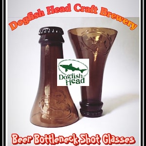 Dogfish Head Brewery | Beer Bottleneck Shot Glass (set of 2)
