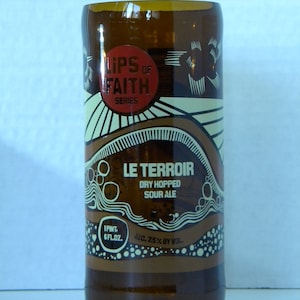Very RARE! Lips of Faith Le Terroir Tall Beer Bottle Glass