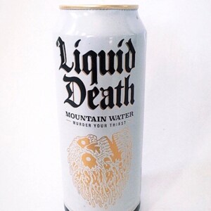 Liquid Death Mountain Water Sparkling & Still Water Can Candle 16oz image 9