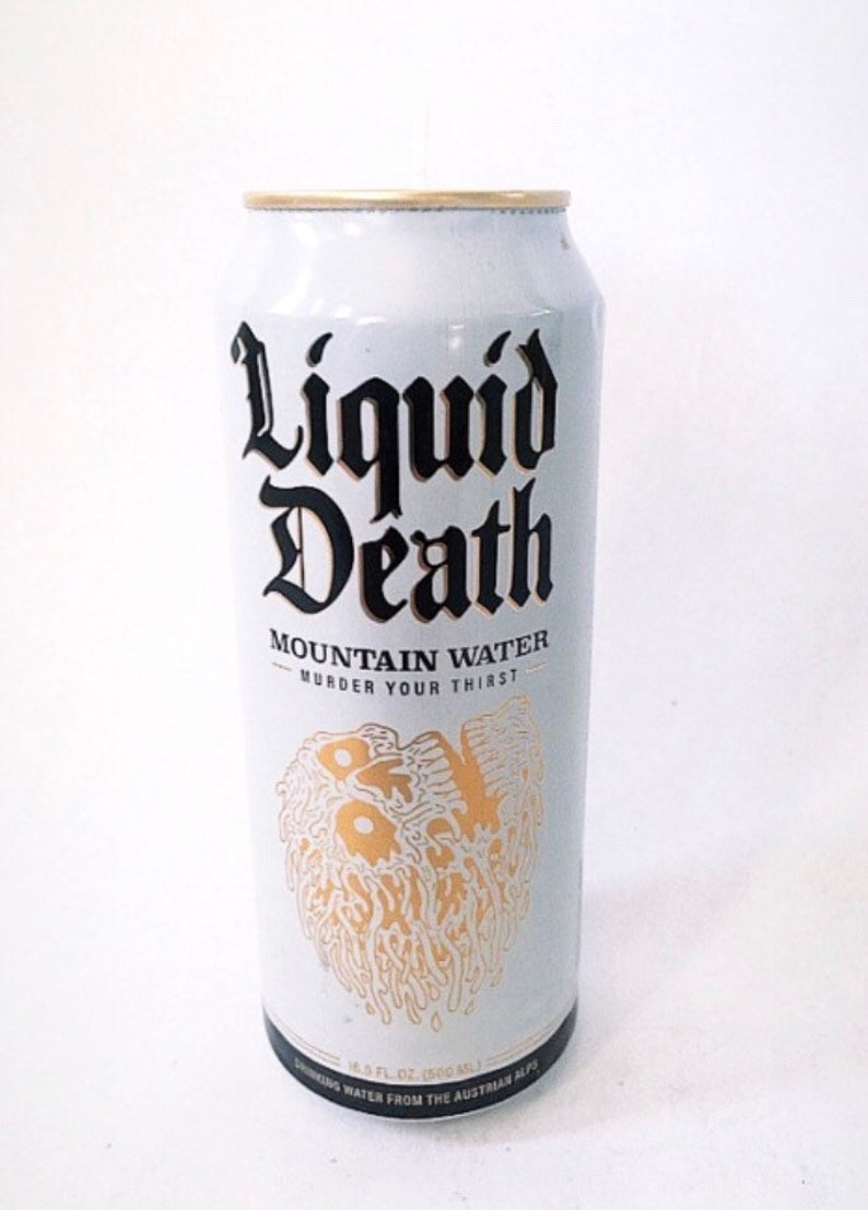 Liquid Death Mountain Water Sparkling & Still Water Can Candle 16oz image 9