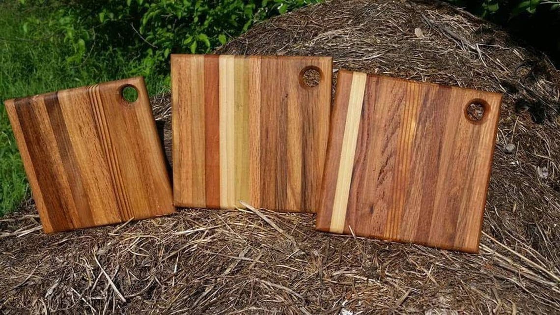 Square Tobacco Stick Cutting Board / Cheese Board / Tobacco Etsy