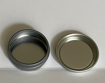 0.25 oz metal tins - bath and body packaging  - wedding  packaging - salve tins - lip balm tins 10 pc