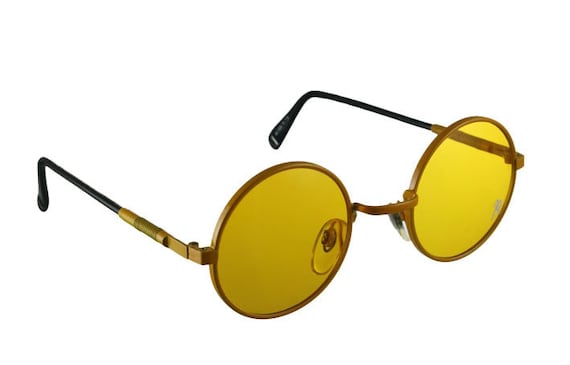 ★HANGLE EYEWEAR★ Round Geek Chic Sunglasses Black Yellow H Amazon.com: Haqptul Oversized Trendy Square Aviator