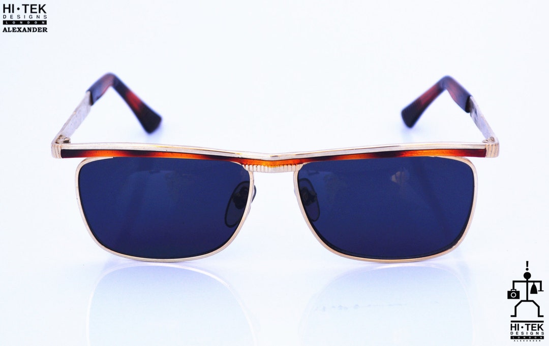 【Hi-Tek Designs London ALEXANDER】サングラス Hi Tek Designs London ALEXANDER Flip Up Round Sunglasses for