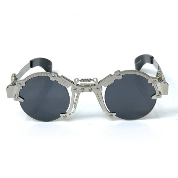 Hi tek Round sunglasses Steampunk sunglasses industrial | Etsy