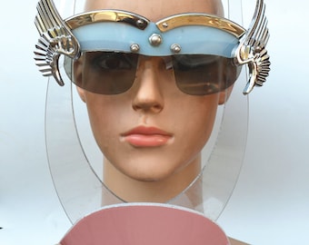 Hi Tek Alexander handmade futuristic modern steampunk unusual party eyewear mask