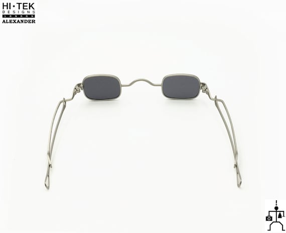 Hi Tek Alexander small square sunglasses spectacl… - image 3