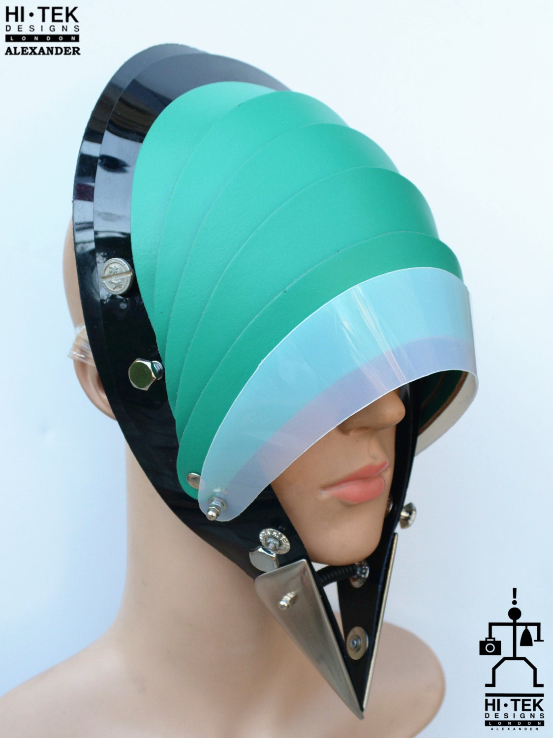 hi-tek designs london トークハット　電話　帽子 AlexanderHiTek - Etsy 日本