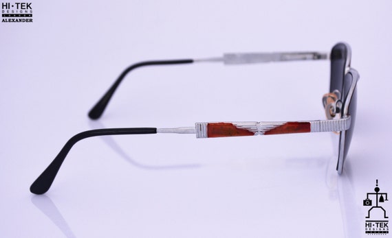 Hi Tek Alexander square metal Steampunk  wayfarer… - image 5