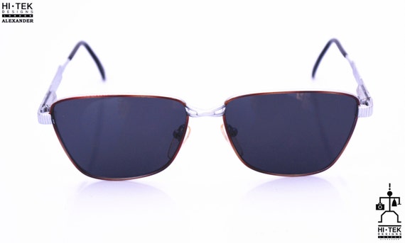 Hi Tek Alexander square metal Steampunk  wayfarer… - image 1