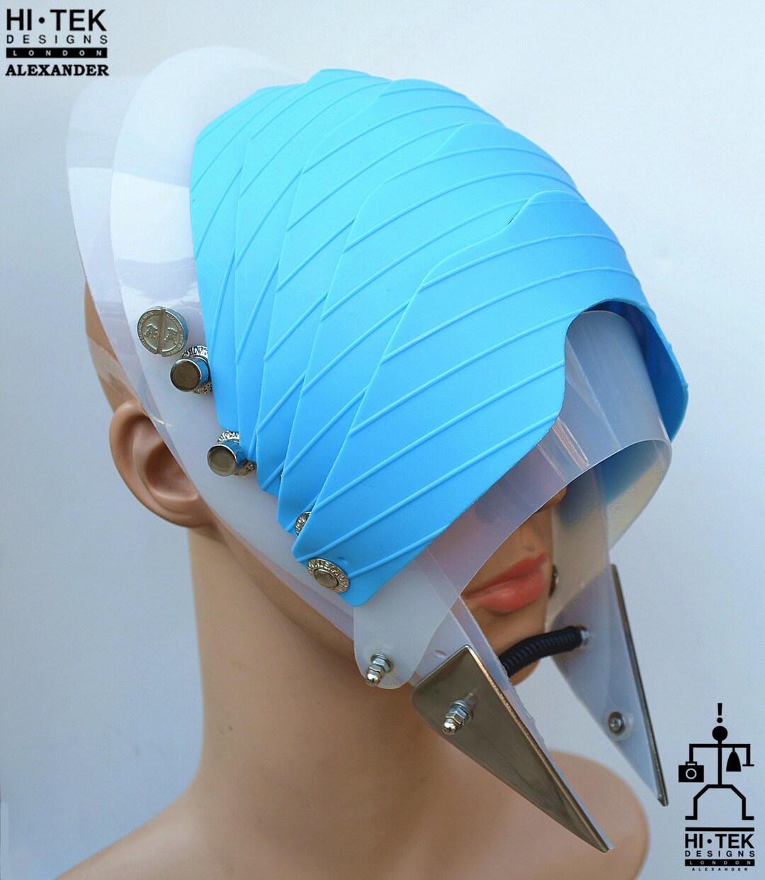 Hi Tek Alexander Handmade Futuristic Mask: Sci-fi Party Eyewear - Etsy