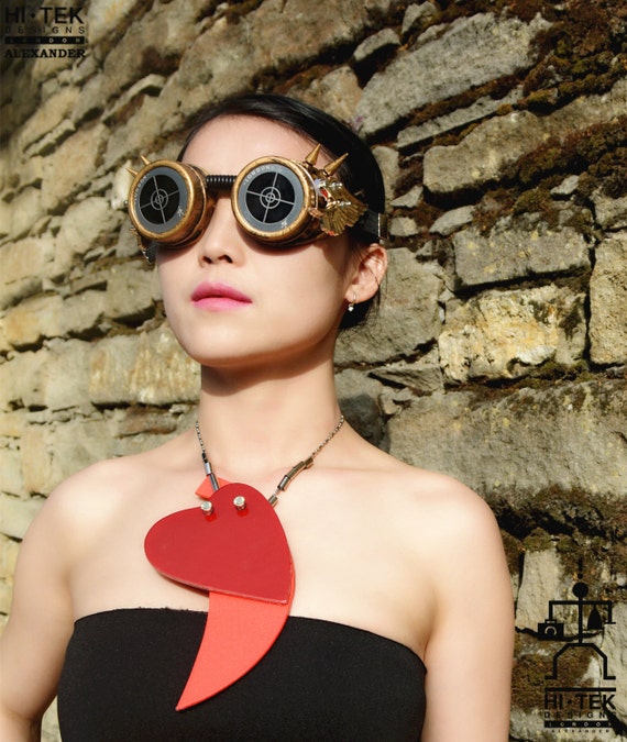 Handmade motorcycle sale goggles