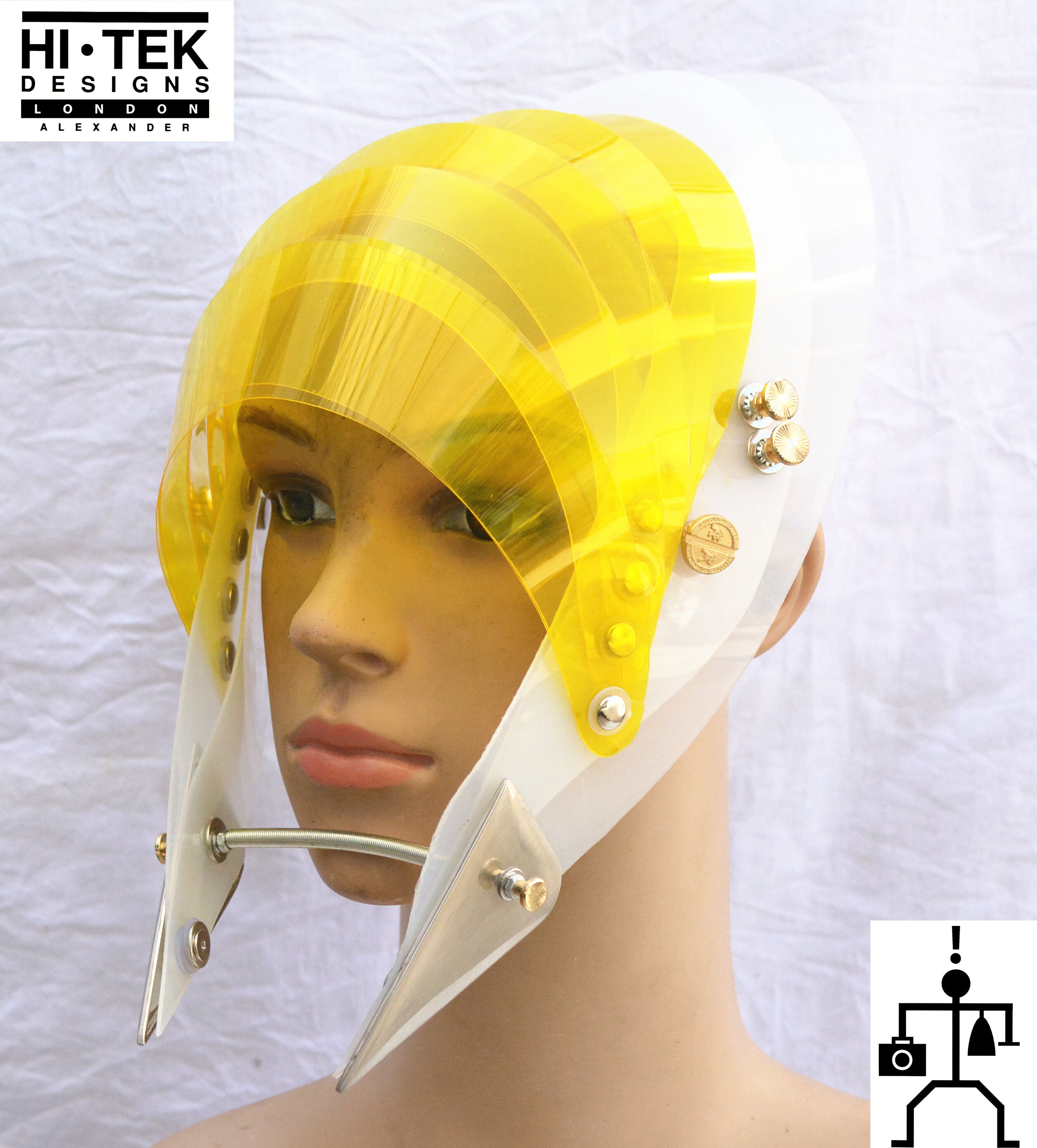 Hi Tek Alexander Handmade Futuristic Mask: Sci-fi Party Eyewear - Etsy